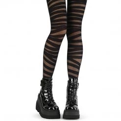 Demonia Bandage Print Pantyhose